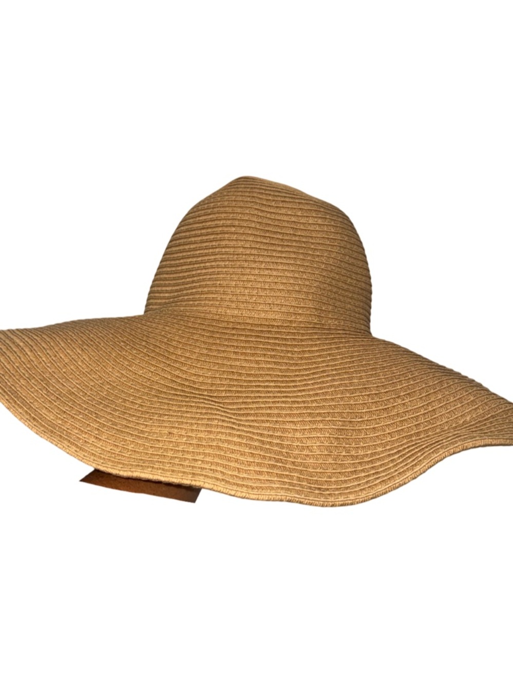 Forever 21 Wide Brim Straw Beach Sun Hat - Tan